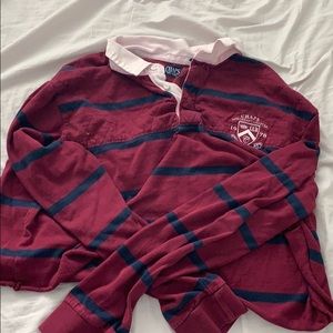 brandy melville cropped polo